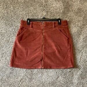 Burnt Orange Skirt